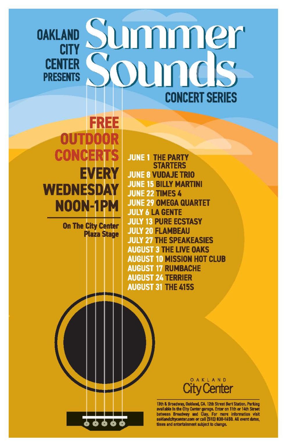 Oakland City Center Presents Summer Sounds Oakland City Center oakland-city-center-presents-summer-sounds-oakland-city-center